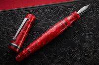 Maiora Aventus Fountain Pen - Amore Red/Ruthenium