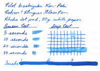 Pilot Iroshizuku Kon-peki - 4ml Ink Sample