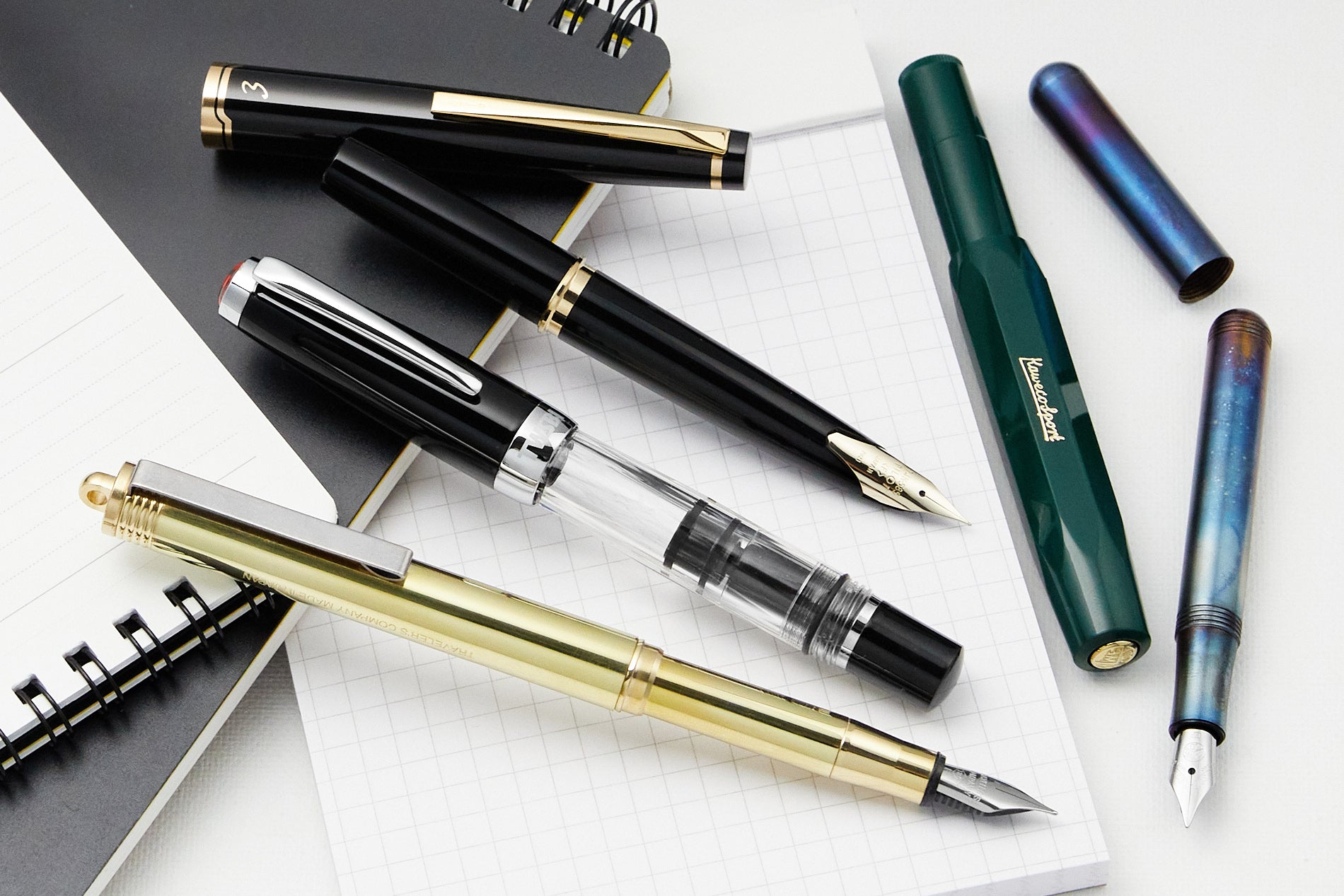 Small Brass Pen Creative Brass Journal Pens Journal Pens Brass Short  Ballpoint Pens For Journaling Brass Writing Tools For Home