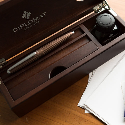 Diplomat Wooden Desk Equipment - The Goulet Pen Company