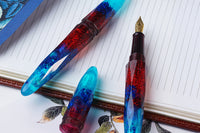 BENU Briolette Fountain Pen - Fiery Azure