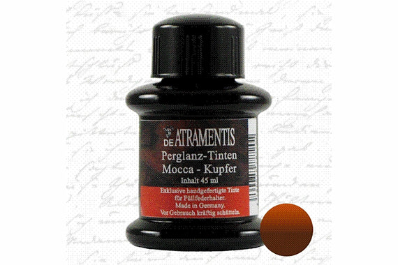 De Atramentis Pearlescent Mocca Copper - 45ml Bottled Ink