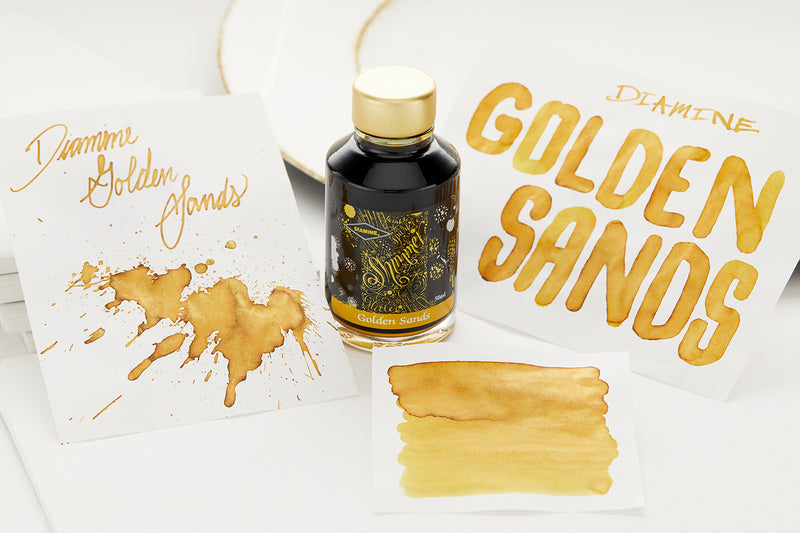 Diamine Golden Sands - Ink Sample