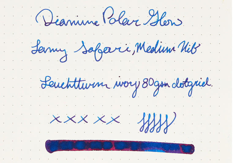 Diamine Polar Glow - Ink Sample