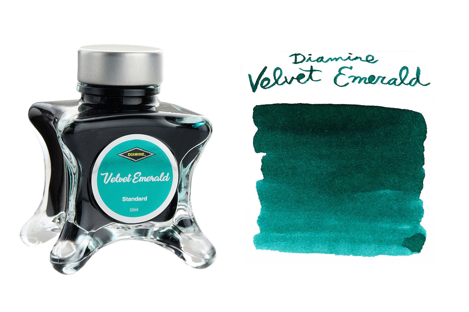 Diamine Velvet Emerald - 50ml Bottled Fountain Pen Ink - The Goulet Pen ...