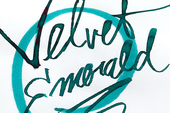 Diamine Velvet Emerald fountain pen ink