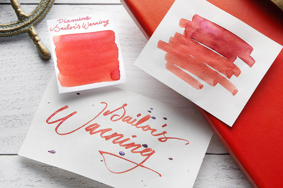 Diamine Sailor's Warning fountain pen ink