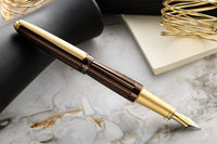 Diplomat Aero Fountain Pen - Marrakesh Brown/Gold (Limited Edition)