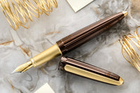 Diplomat Aero Fountain Pen - Marrakesh Brown/Gold (Limited Edition)