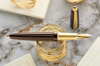 Diplomat Aero Fountain Pen - Marrakesh Brown/Gold (Limited Edition)