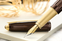 Diplomat Aero Fountain Pen - Marrakesh Brown/Gold (Limited Edition)