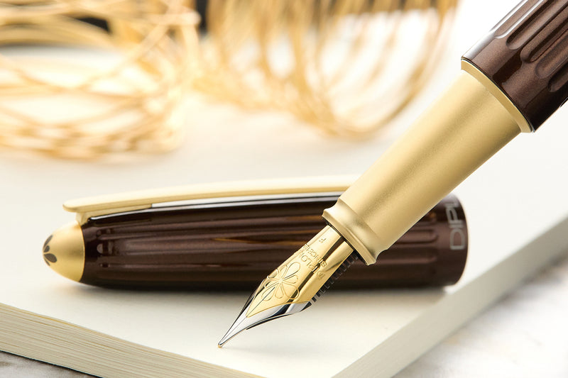 Diplomat Aero Fountain Pen - Marrakesh Brown/Gold (Special Edition)