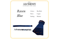 Endless Alchemy Raven Blue - Ink Sample