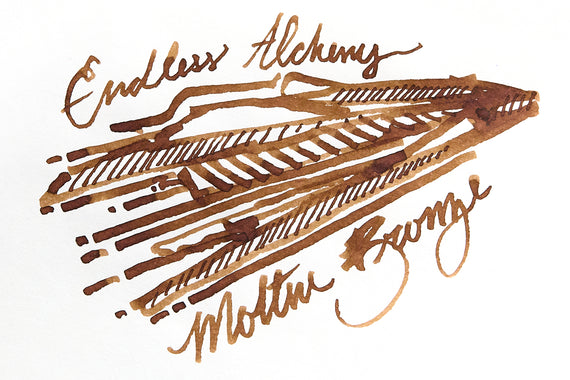 Endless Alchemy Molten Bronze fountain pen ink