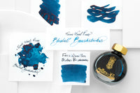 Ferris Wheel Press Bluebell Brushstrokes - Ink Sample