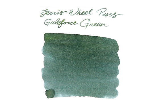 Ferris Wheel Press Galeforce Green fountain pen ink