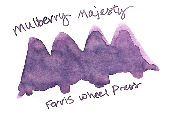 Ferris Wheel Press Mulberry Majesty fountain pen ink