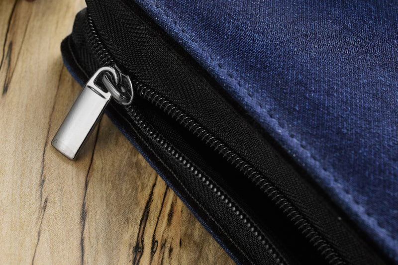 Girologio 12 Zippered Pen Case - Denim