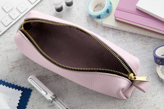 Girologio Zipper Pen Pouch - Blush Petal (Limited Edition)