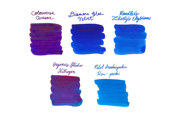 Medium Blue Best Sellers - Ink Sample Set