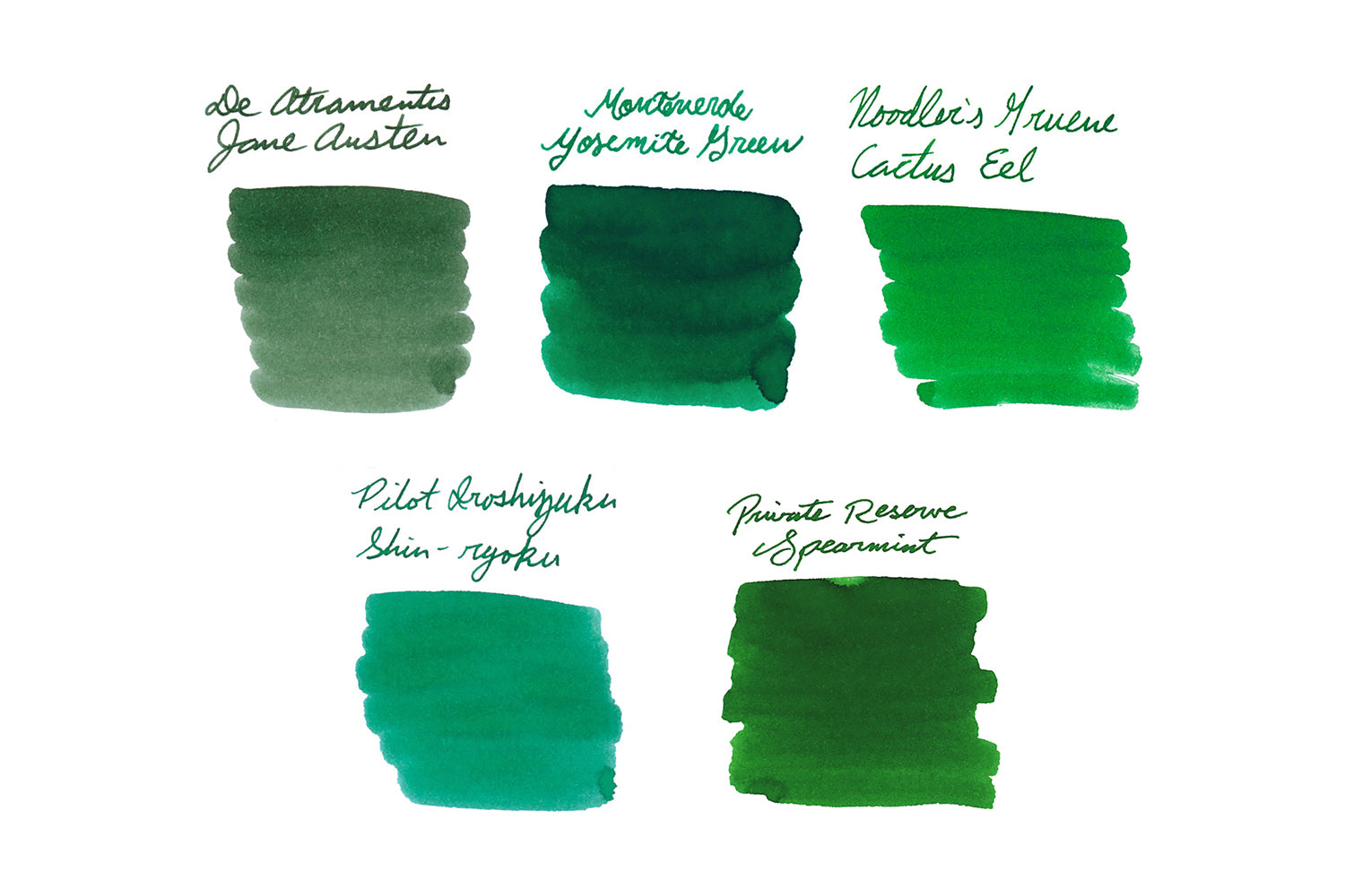 https://www.gouletpens.com/cdn/shop/files/InkSampleSet-MediumGreen-2023-SwabText.jpg?v=1692023880