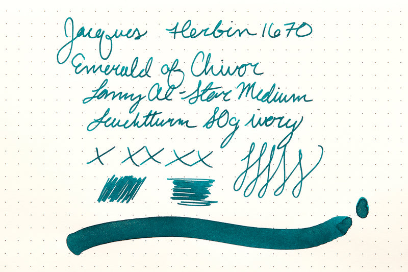 Jacques Herbin 1670 Emerald of Chivor - 2ml Ink Sample - The Goulet Pen ...