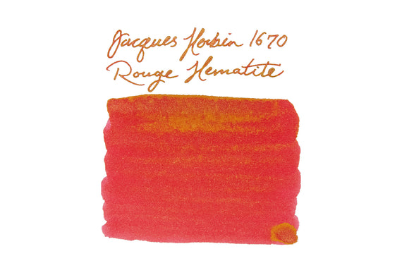 Jacques Herbin 1670 Rouge Hematite - Ink Sample