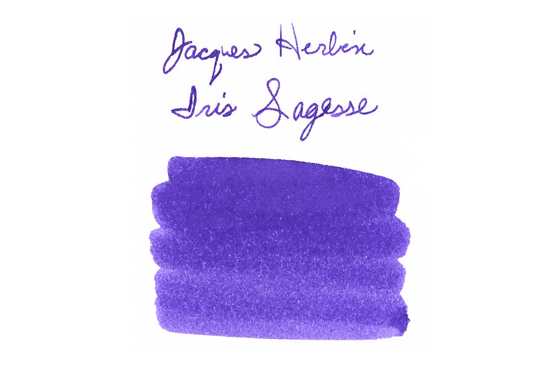 Jacques Herbin Iris Sagesse - Ink Sample