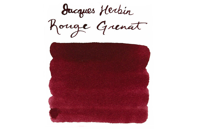 Jacques Herbin Rouge Grenat - Ink Sample