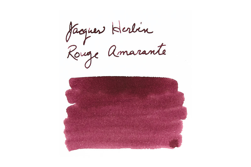 Jacques Herbin Rouge Amarante - Ink Sample