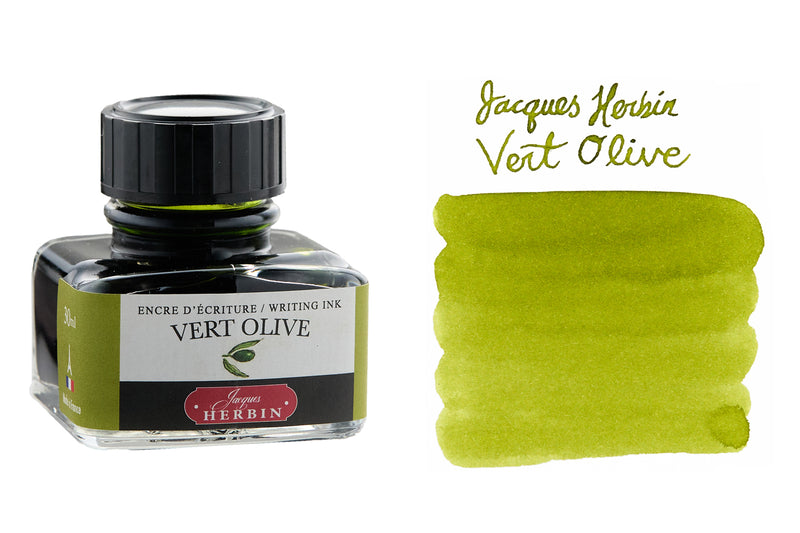 Jacques Herbin Vert Olive - 30ml Bottled Ink