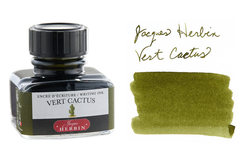 Jacques Herbin Vert Cactus - 30ml Bottled Ink