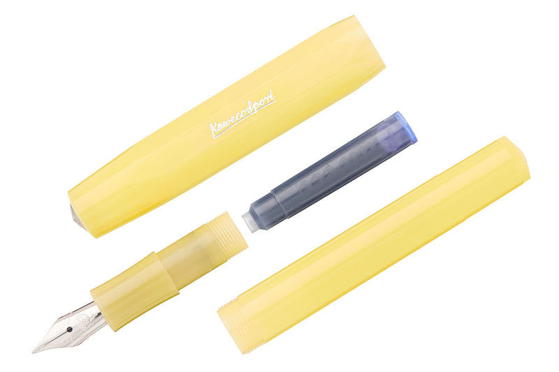 Kaweco Frosted Sport Fountain Pen - Sweet Banana