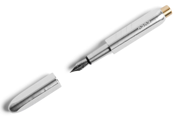 Kolo Tino Fountain Pen - Raw Aluminum