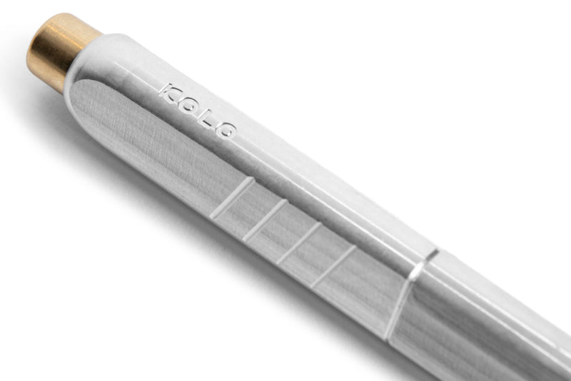 Kolo Tino Fountain Pen - Raw Aluminum