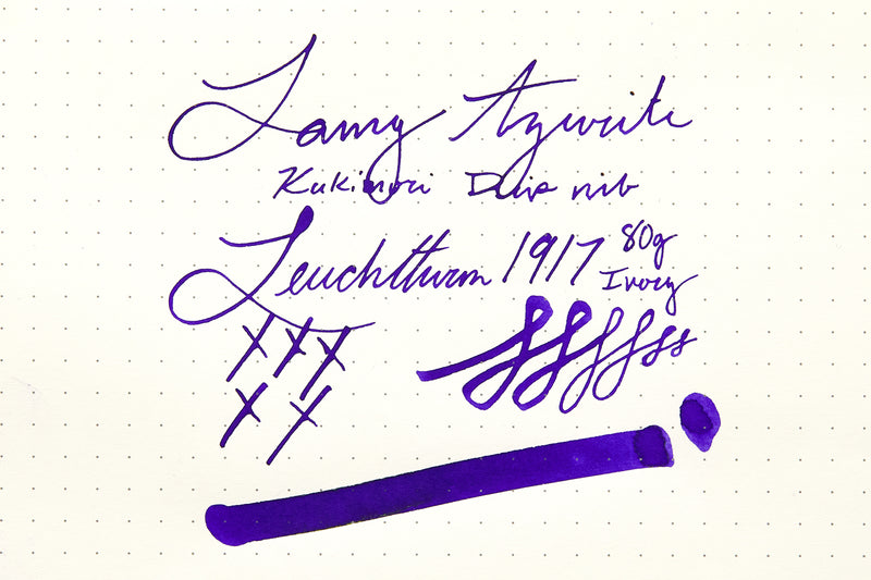 LAMY azurite - Ink Sample