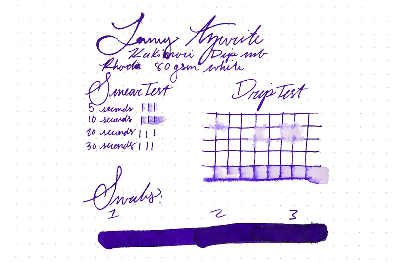 LAMY azurite - Ink Sample