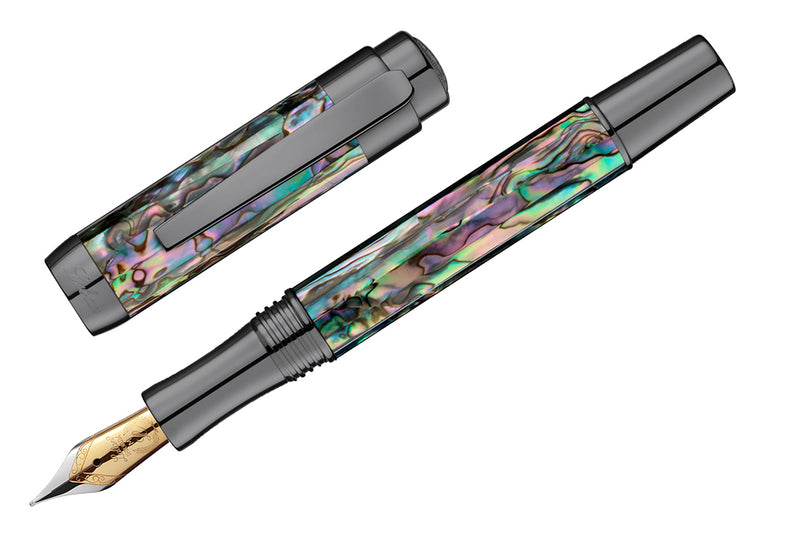 Laban Abalone Fountain Pen - Gunmetal