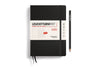 Leuchtturm1917 Medium A5 2025 Weekly Planner & Notebook - Black, Lined