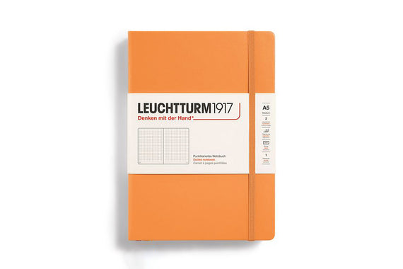 Leuchtturm1917 Medium A5 Notebook - Apricot, Dot Grid