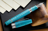 Montegrappa Regal Year of the Dragon Fountain Pen - Laguna Blue (Limited Edition)