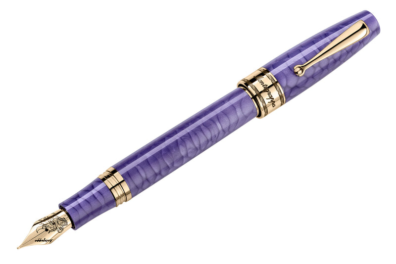 Montegrappa Regal Year of the Dragon Fountain Pen - Royal Purple (Limited Edition)