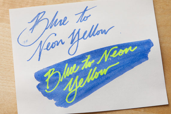 Monteverde Color Changing Blue to Neon Yellow