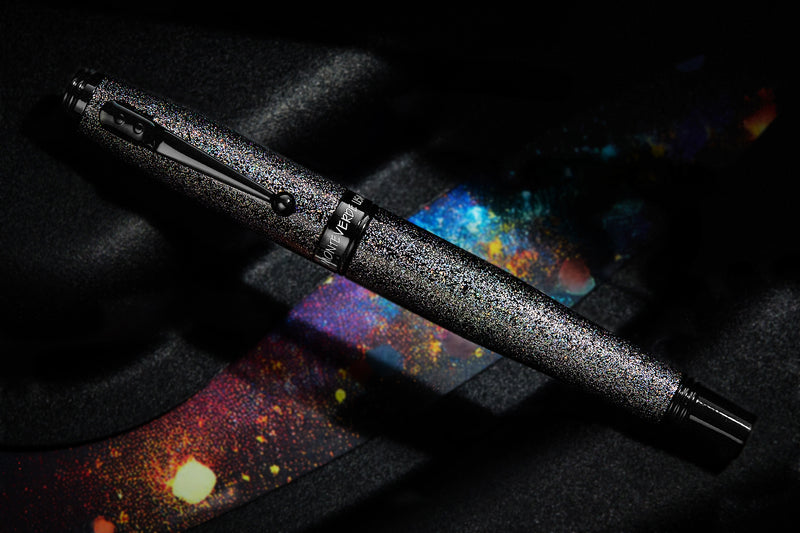 Monteverde Invincia Fountain Pen - Black Sparkle City (Special Edition)