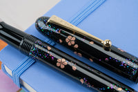 Namiki Yukari Maki-e Fountain Pen - Cherry Blossoms at Night