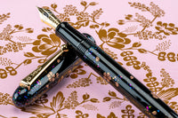 Namiki Yukari Maki-e Fountain Pen - Cherry Blossoms at Night