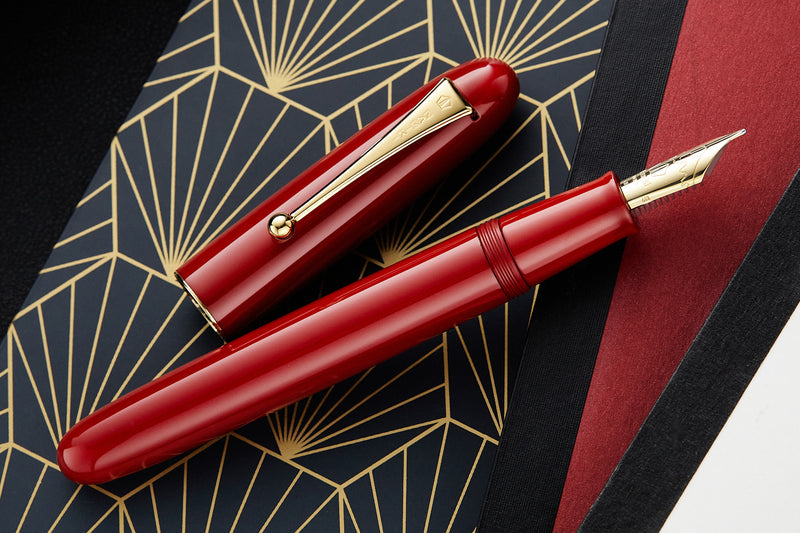 Namiki Yukari Royale Urushi Fountain Pen - Vermillion