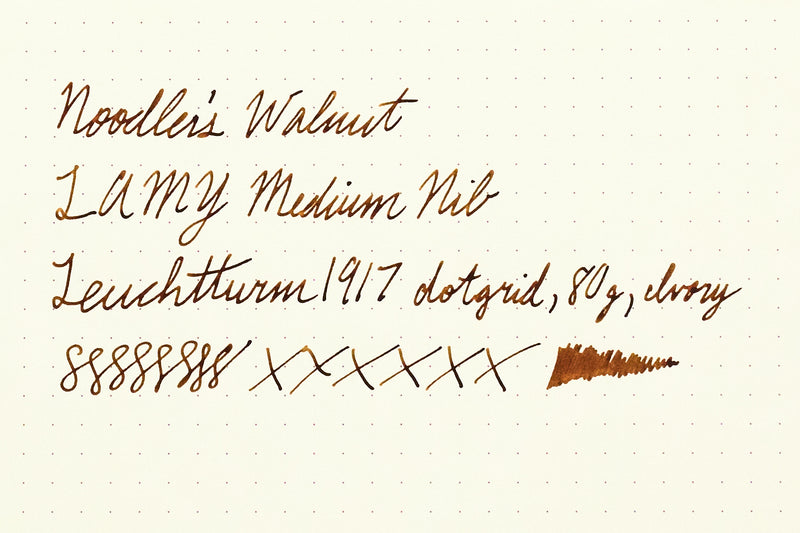 Noodler's Walnut - Ink Sample