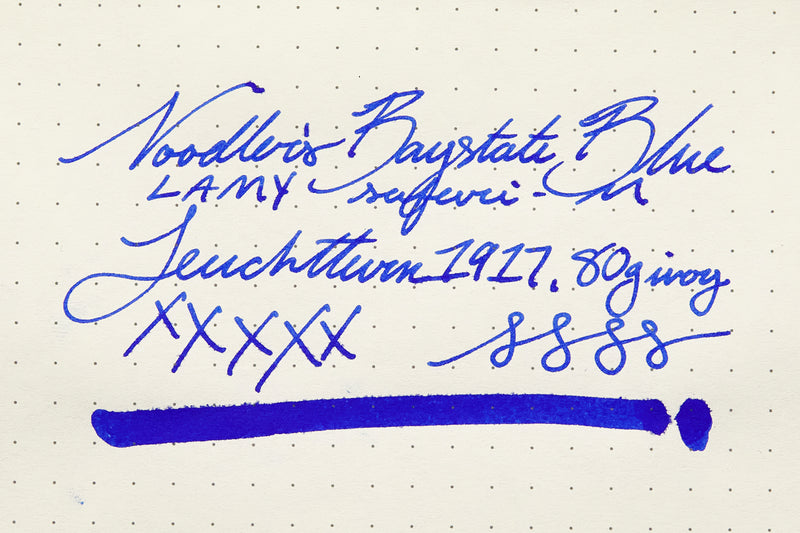 Noodler's Baystate Blue - 4.5oz Bottled Ink with Free Charlie Pen