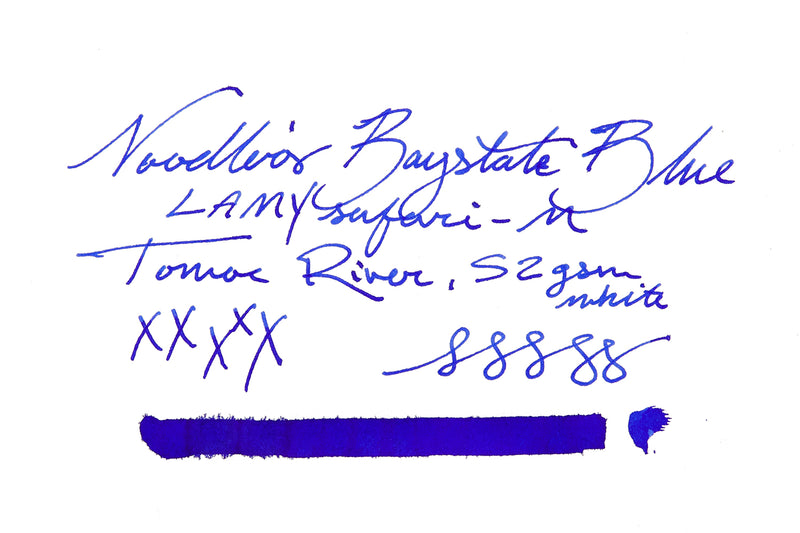 Noodler's Baystate Blue - Ink Sample